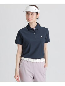 【GOLF】襟裏ロゴジャカードカラーポロシャツ Paul Stuart ポール・スチュアート トップス ポロシャツ ピンク ホワイト ブルー ネイビー ブラック パープル グリーン【送料無料】[Rakuten Fashion]