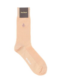 リブ和紙 MOF刺繍ソックス Paul Stuart ポール・スチュアート 靴下・レッグウェア 靴下 ネイビー オレンジ グレー ブルー[Rakuten Fashion]
