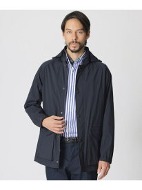 【SALE／30%OFF】ナイロンミックスコットンストレッチフーディーブルゾン Paul Stuart ポール・スチュアート ジャケット・アウター ブルゾン・ジャンパー ネイビー レッド【RBA_E】【送料無料】[Rakuten Fashion]