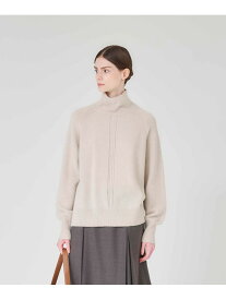 【eclat掲載】スーパージーロン プルオーバー(ハイネック) Paul Stuart ポール・スチュアート トップス ニット ベージュ レッド【送料無料】[Rakuten Fashion]