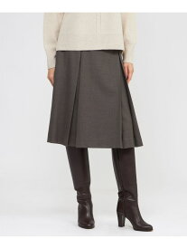 【防しわ性】ライトミルドストレッチ スカート Paul Stuart ポール・スチュアート スカート その他のスカート ブラウン【送料無料】[Rakuten Fashion]