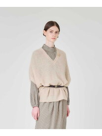 シークインモヘヤ プルオーバー Paul Stuart ポール・スチュアート トップス ニット ベージュ【送料無料】[Rakuten Fashion]