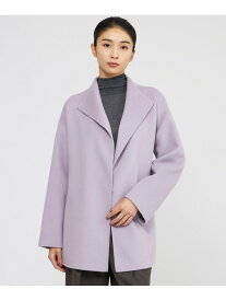 【Nikkei magazine/eclat掲載】ウールリバー コート Paul Stuart ポール・スチュアート ジャケット・アウター その他のジャケット・アウター ネイビー ホワイト パープル【送料無料】[Rakuten Fashion]