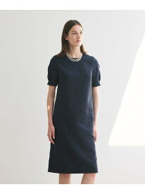 【SALE／28%OFF】【ウォッシャブル】フラワージャカード ワンピース Paul Stuart ポール・スチュアート ワンピース・ドレス ワンピース ベージュ ネイビー【RBA_E】【送料無料】[Rakuten Fashion]
