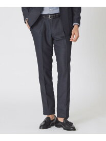 【防シワ/ウォッシャブル/STUART'S TRAVELER】ウールブレンドカラミトラウザーズ Paul Stuart ポール・スチュアート パンツ スラックス・ドレスパンツ ネイビー グレー【送料無料】[Rakuten Fashion]