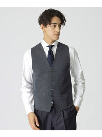 【ウォッシャブル】オープンニットベスト Paul Stuart ポール・スチュアート トップス ニット グレー ネイビー ブラック【送料無料】[Rakuten Fashion]