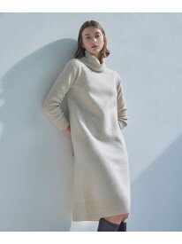 【SALE／51%OFF】コンプレッションウール ワンピース Paul Stuart ポール・スチュアート ワンピース・ドレス ワンピース ベージュ グレー【RBA_E】【送料無料】[Rakuten Fashion]