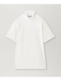 【吸水速乾/UVカット】半袖モックネックTシャツ(GOLF) Paul Stuart ポール・スチュアート トップス カットソー・Tシャツ ネイビー パープル ホワイト ブラック【送料無料】[Rakuten Fashion]