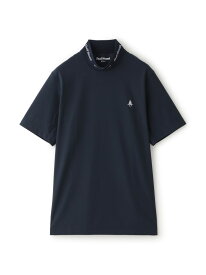 【吸水速乾/UVカット】半袖モックネックTシャツ(GOLF) Paul Stuart ポール・スチュアート トップス カットソー・Tシャツ ネイビー パープル ホワイト ブラック【送料無料】[Rakuten Fashion]