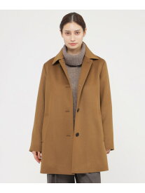 ウールカシミヤビーバー ステンカラーコート Paul Stuart ポール・スチュアート ジャケット・アウター ステンカラーコート ブラウン ネイビー【送料無料】[Rakuten Fashion]