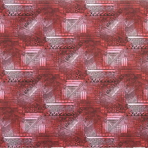 ピンクのハワイアンファブリック タパ・グラデーション柄 fab-2838Pi ハワイアン生地 TC ポリコットン 【4ヤードまでメール便可】