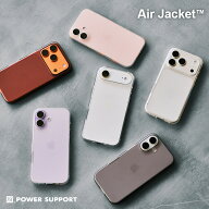 "まるで着けていないようなiPhoneケース" 《公式》パワーサポート AirJacket エアージャケット iPhone17e…