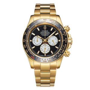 【レビュー特典付き】OMEX DENMA オメックス デンマ 日常生活用防水 メンズ腕時計 クォーツ クロノグラフ 日本製ムーブメント搭載 男性用 ブランド ドレスウォッチ レザーベルト スーツ ビジ