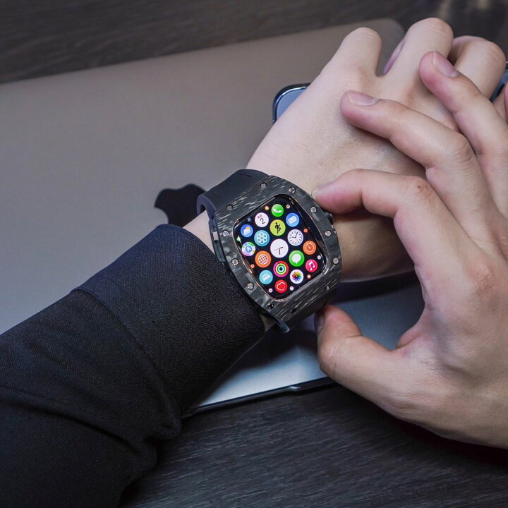 楽天市場】アップルウォッチ apple watch カーボン ケース カバー  