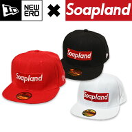 Soapland ボックスロゴ キャップ スナップバック フラットバイザー ベースボール NEW ERO OMECO 誕生日 …