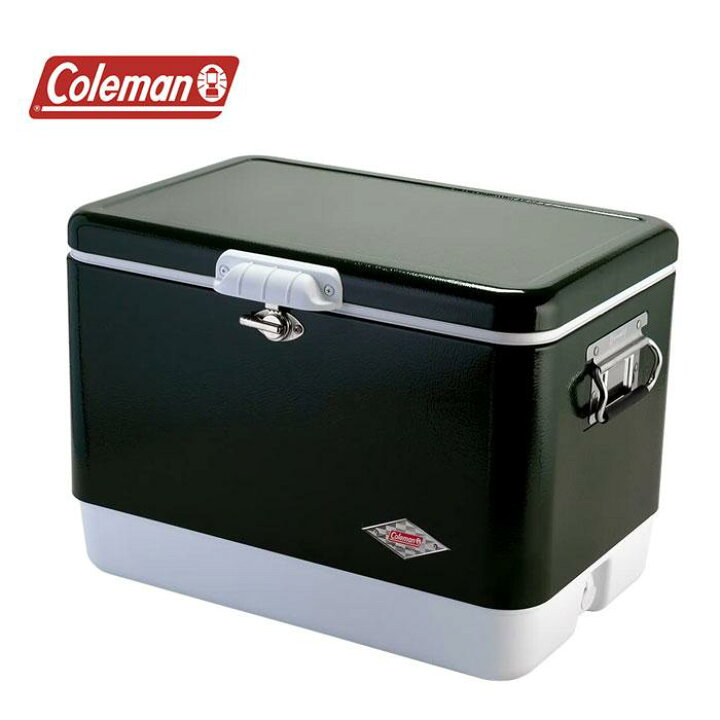 楽天市場】Coleman コールマン 54QTスチールベルトクーラー グリーン 