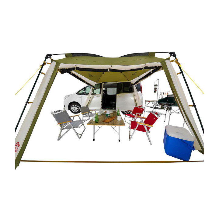 楽天市場】Coleman コールマン カーサイドテント 3025 : Pawsoasis楽天 