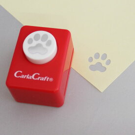 【月間優良ショップ受賞】クラフトパンチ　アシアトA（肉球） Carla Craft 足跡 足あと