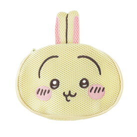 ちいかわ 洗濯用ポーチ ラウンドポーチ うさぎ モモンガ SHOBI ランドリー用品 ランドリーポーチ CHIIKAWA