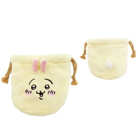 ちいかわ フェイス巾着 ハチワレ うさぎ モモンガ 白猫 猫柄 マリモクラフト CHIIKAWA 小物入
