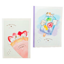 猫柄 もぐにゃん B5クリア方眼ノート5mm モグニャン mogunyan カミオジャパン ネコ柄