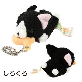 ぱっくんCLUB にゃんこ キーホルダー 猫柄 キーチェーン 三毛猫 アメリカンショートヘア 茶トラ ハチワレ はちわれ みけ バッグチャーム