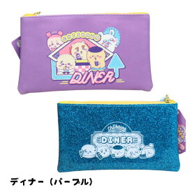 ちいかわ フラットペンケース 筆箱 ポーチ ディナー ランチ CHIIKAWA キャラクターグッズ