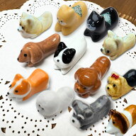わんこ箸置 シュナウザー コーギー ビションフリーゼ　犬グッズ 犬雑貨 陶器