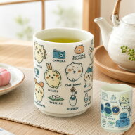 ちいかわ 寿司湯呑 日本製 湯呑み 湯のみ コップ 食器 磁器 電子レンジ対応 食洗機対応 キャラクター グ…
