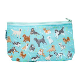 アニマルフレンズ マルチポーチ　猫 犬 キャット ドッグ ネコ柄 化粧ポーチ トラベルポーチ 柴犬 コーギー パグ フレンチブル チワワ 三毛猫 トラ猫