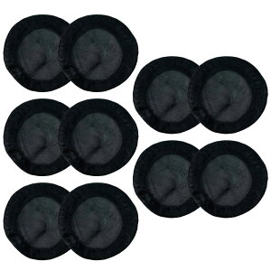 ファン保護ネット フィルター 防塵 ホコリ取り 汚れ防止 空調作業服ファン用 黒 10枚/30枚/50枚/100枚 まとめて買うとお買い得