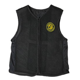 冷却ベスト アイスベスト 体を冷やすグッズ フィットタイプ 保冷剤ポケット背中2箇所付 ハニカム構造生地 黒 M/L/LL/3L/4L アウトドア キャンプ スポーツ ゴルフ バイク ファン付ウェアのインナー