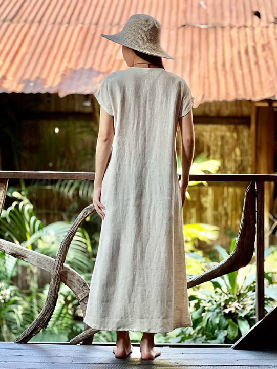 楽天市場】【新着】【再入荷4】asana ヘンプ100% 縄文 ワンピース  