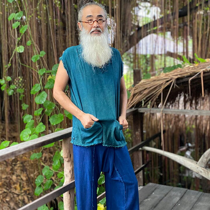 楽天市場 Asana Hemp100 フリンジ タイパンツ 草木染め 送料無料 ヘンプ100 リゾートコーデ ユニセックス ジェンダーフリー パヤカ楽天市場店