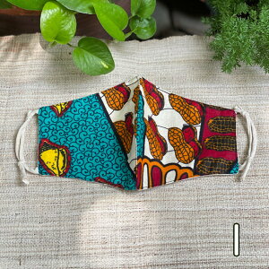 セール★1078円→646円 asana ヘンプ& コットン アフリカン 布マスク 調整 <カラー>麻 ヘンプマスク 麻 繰り返し 洗える 紫外線 蒸れない 肌荒れしない 耳痛くない おしゃれ かっこいい 男女兼