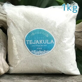 バリ島の完全天日塩 TEJAKULA ＜あらじお・1kg＞ 天然海塩　クリスタルソルト　無添加