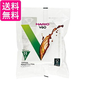 �n���I VCF-01-100W V60 �y�[�p�[�t�B���^�[ 1~2�t�p 100������ �z���C�g 01W HARIO ��������