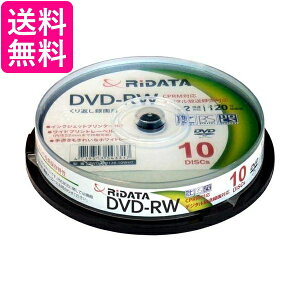 RiDATA DVD-RW120 10WHT N DVD-RW JԂ^p 10 XshP[X 