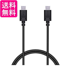 �G���R�� MPA-CC10PNBK �u���b�N USB Type-C �P�[�u�� ( USB PD�Ή� ) C to C �ő�3A�ō����[�d 1.0m ��������