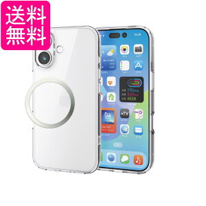 �G���R�� PM-A25AHVCKCR iPhone 17 �P�[�X �n�C�u���b�h �J�o�[ �N���A ���C�z���Ή����^���X�e�b�J�[�t ELECOM ��������