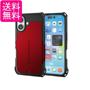 �G���R�� PM-A25AZERORD iPhone 17 �P�[�X �J�o�[ �Ռ��z�� ZEROSHOCK �t�B�����t�� �X�g���b�v�z�[���t ���b�h ELECOM ��������