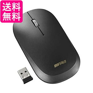 �o�b�t�@���[ BSMBW330NBK �u���b�N 2.4Ghz ���C�����X�}�E�X ���^ �É� 3�{�^�� BlueLED�}�E�X BUFFALO ��������