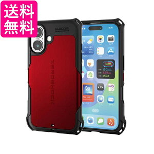 �G���R�� PM-A24AZERORD iPhone 16 �P�[�X ZEROSHOCK 6.1�C���` ���b�h ELECOM ��������