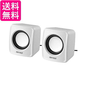 �o�b�t�@���[ BSSP100UWH PC�p�X�s�[�J�[ USB�d���R���p�N�g�T�C�Y �z���C�g BUFFALO ��������