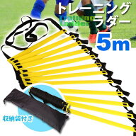 トレーニング ラダー サッカー フットサル バスケット トレーニング 敏捷性 5m プレート 9枚 イエロー ブ…