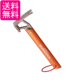 ペグハンマー ネイルハンマー テント用 オレンジ ペグはんまー 軽量ハンマー シンプル トンカチ 金槌 オレンジ くぎ抜き (管理S) 送料無料