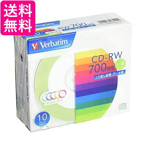o[xC^Wp SW80QM10V1 ԂL^p CD-RW 700MB 10 c[gJ[fBXN 1-4{ 