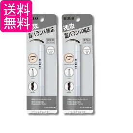 2個セット ウーノ ファイントゥデイ バランスクリエイター f 男性用アイブロウ メンズ 眉ペンシル ナチュラルブラック 0.3g 送料無料