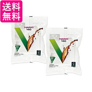 2�Z�b�g �n���I VCF-01-100W V60 �y�[�p�[�t�B���^�[ 1~2�t�p 100������ �z���C�g 01W HARIO ��������