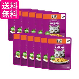 12個セット カルカン パウチ 味わいチキン 60g ペットフード 猫 キャットフード ウェット 送料無料